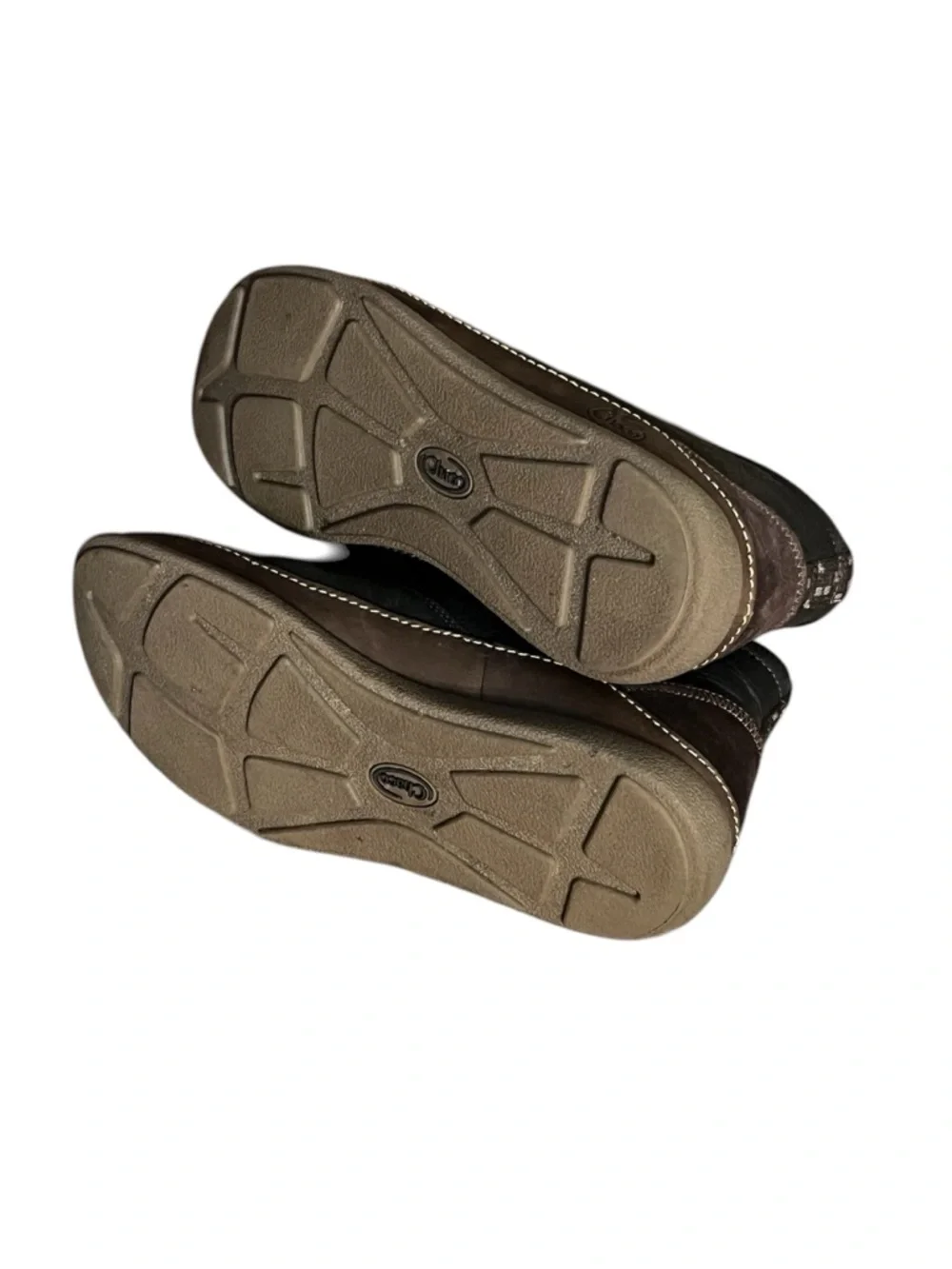 Chaco Men's Black Leather Chukka Boots with Brown Welt